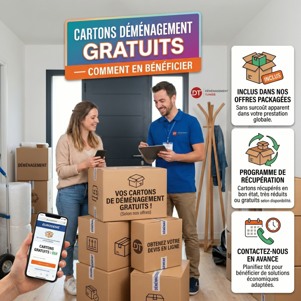 Cartons Déménagement Gratuits