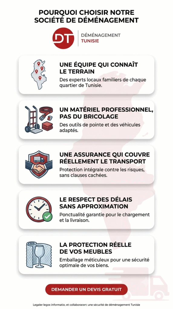 choisir notre société de déménagement à Nabeul