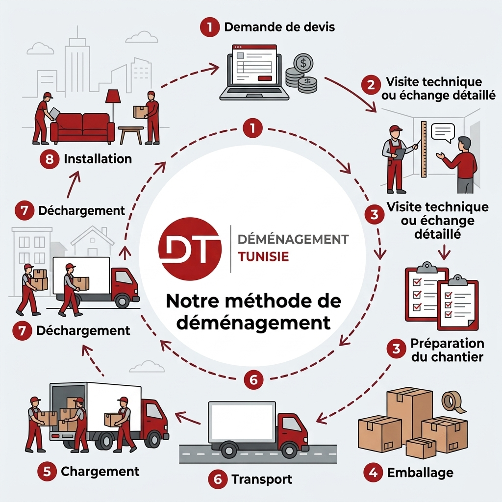 Notre méthode de déménagement