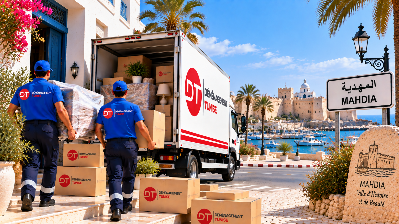 Déménagement de meubles et effets personnels à Mahdia